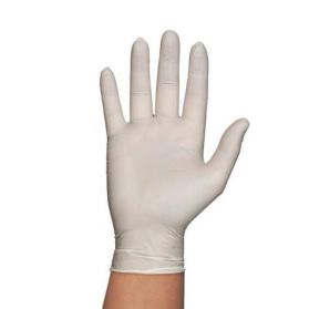 Guantes de latex con polvo, caja 100 und