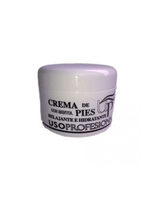 Crema de pies con mentol relajante e hidratante de Uso Profesional, 200 ml.