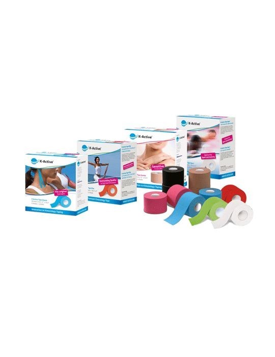 Vendaje kinesiológico k-aktive, 5 cm x 5 m.