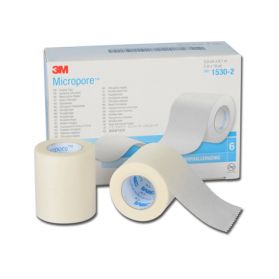 Esparadrapo Micropore papel 2,5 cm. x 9,14 m. - 12 rollos