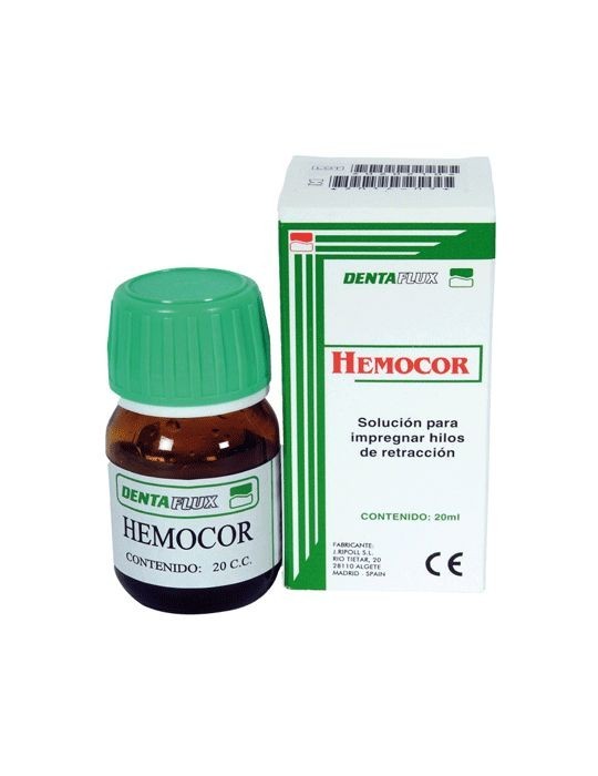 Hemocor (sulfato férrico 15%), 20 ml.