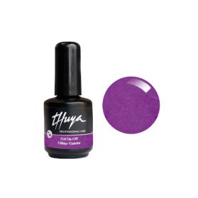 Thuya Gel On/Off Glitter Violeta 14 ml.