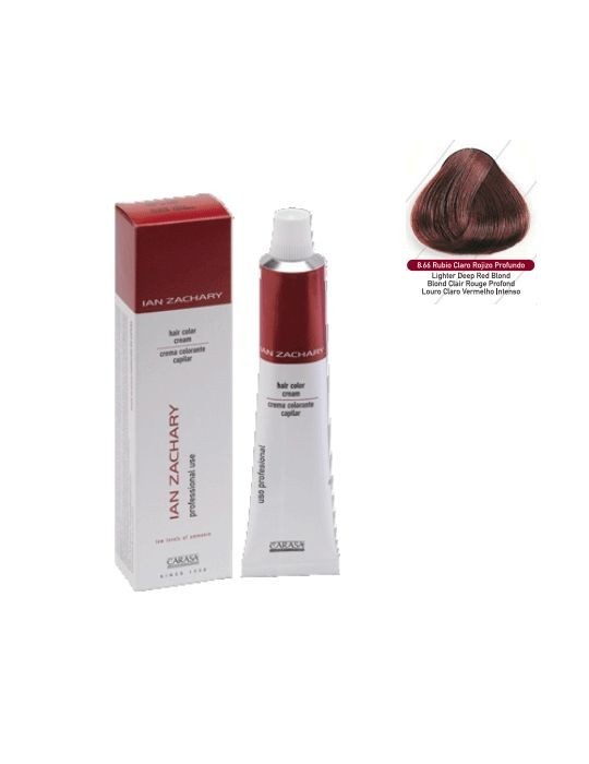 Ian Zachary Tinte Profesional Nº 8.66 Rubio Cl.Rojizo Profundo 100 ml.