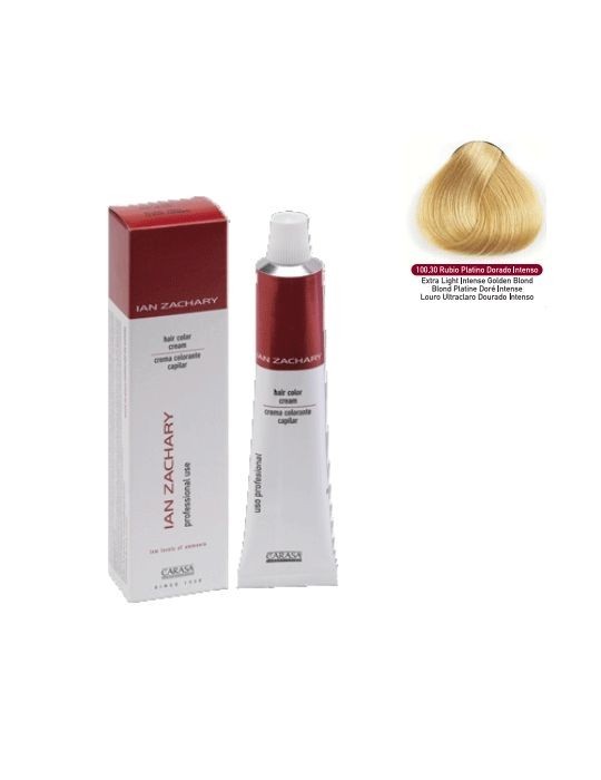 Ian Zachary Tinte Profesional Nº 100.30 Rubio Platino Dor.Int. 100 ml.