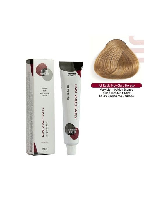 Ian Zachary Coloración s/amoniaco Nº 9.3 Rubio Muy Cl. Dorado 100 ml.