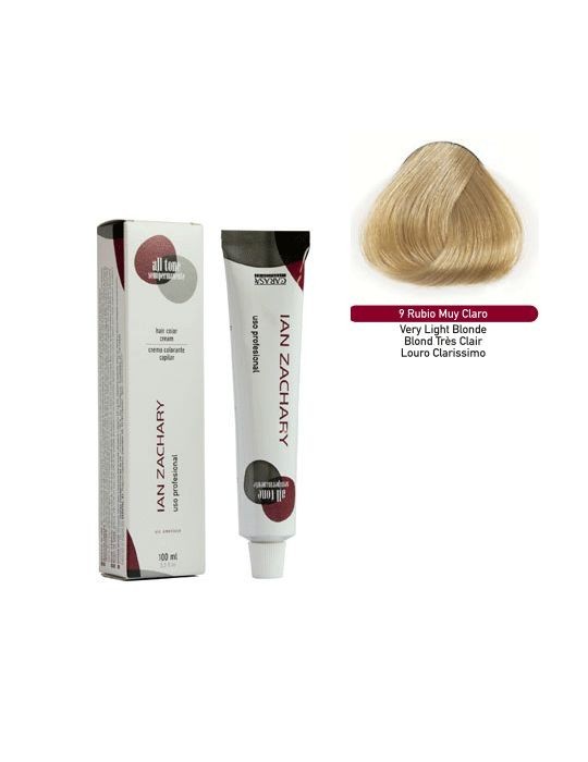Ian Zachary Coloración s/amoniaco Nº 9 Rubio Muy Claro 100 ml.
