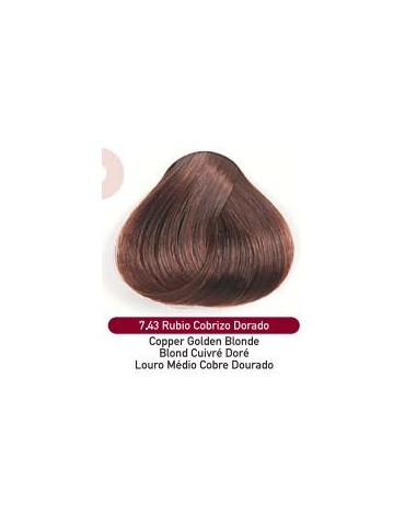 Ian Zachary Coloración s/amoniaco Nº 7.43 Rubio Cobrizo Dorado 100 ml. 2