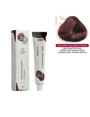 Ian Zachary Coloración s/amoniaco Nº 5.66 Castaño Claro Roj.Prof 100 ml.