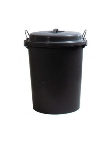 Cubo de Basura Negro SIN Tapa 100 L.