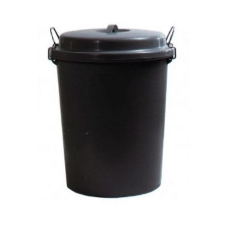 Cubo de Basura Negro SIN Tapa 100 L.