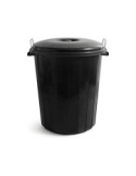 Cubo de Basura Negro SIN Tapa 50 L.