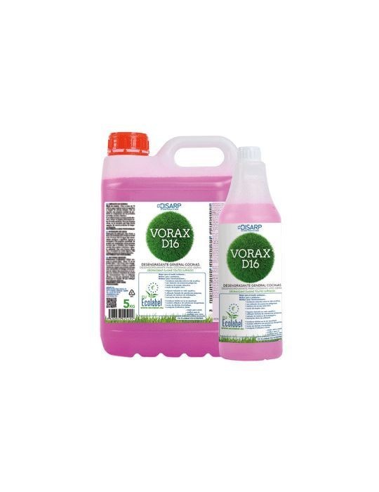 Vorax D-16 ECOLABEL Eco Z desengrasante Multiusos 12 X 500 ml