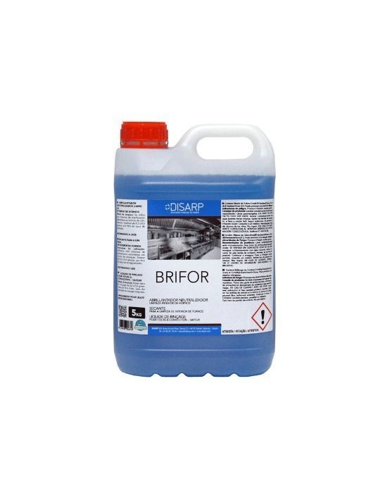 Brifor Abrillantador Limpieza Hornos Convección 5 L.- Caja 4 unid.