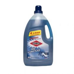 Detergente Líquido Lavadoras Gel Oro 4 L.- Caja 4 unid.