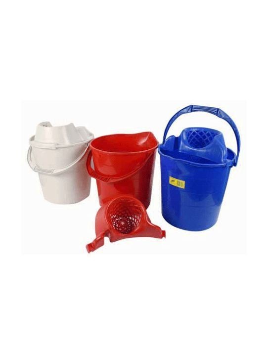 Cubo Fregona 15 L. Redondo Negro, con Escurridor