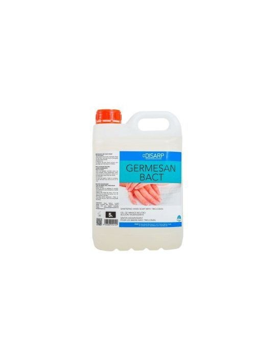 Germesan Bact 5 L. Gel de manos sin perfume.- 4 unid.