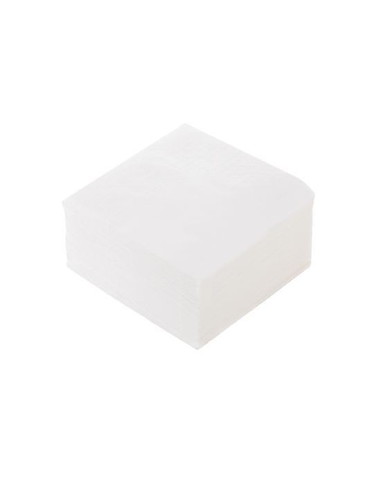Servilleta 40x40 Punta punta blanca, caja 2000 Unid.