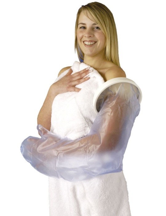 Cubre escayolas sencillos y cómodos de brazo para adultos, longitud 990 mm.