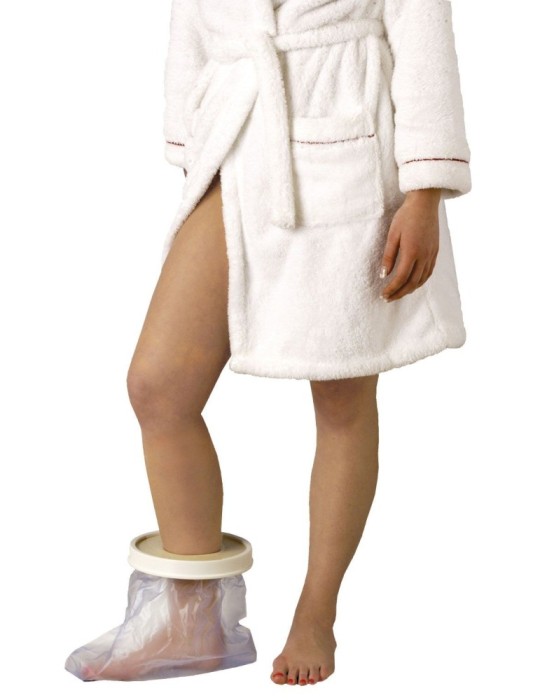 Cubre escayolas sencillos y cómodos de pie - tobillo para adultos, longitud 254 mm.