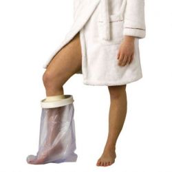 Cubre escayolas sencillos y cómodos de pierna para niños, longitud 460 mm.