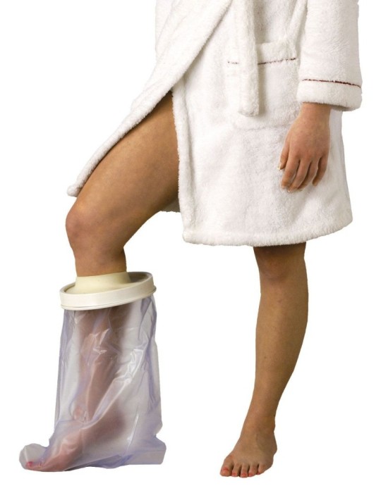 Cubre escayolas sencillos y cómodos de pierna para niños, longitud 460 mm.