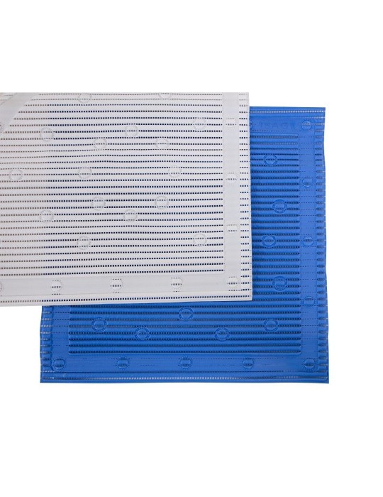 Stay Put alfombrilla antideslizante de baño 51 x 51 cm Azúl