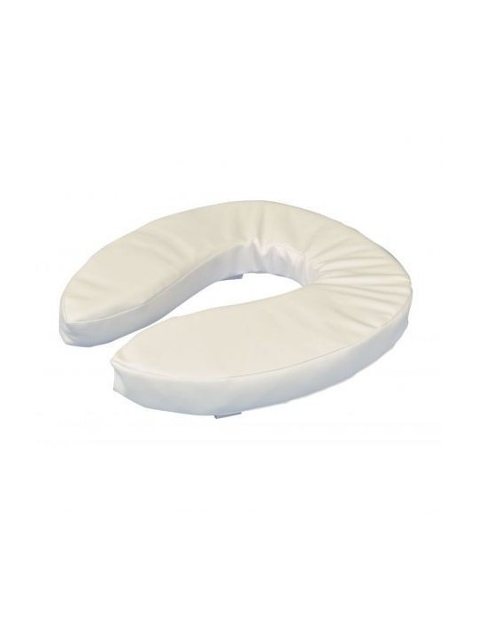Asiento de inodoro acolchado. Altura 5 cm.