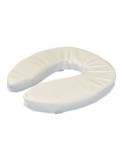Asiento de inodoro acolchado. Altura 5 cm.