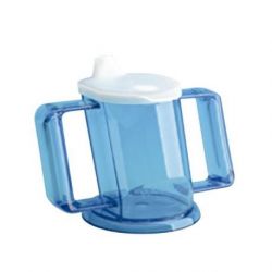 Taza Handycup con tapa. Azul