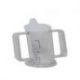 Taza Handycup con tapa. Transparente y graduado