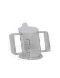 Taza Handycup con tapa. Transparente y graduado