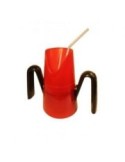 RiJe vaso rojo  con dosificación de líquido