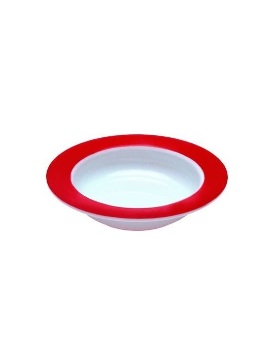 Bol pequeño Blanco / rojo