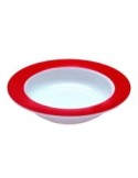 Bol pequeño Blanco / rojo