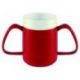 Taza con fondo cónico Ergo - rojo