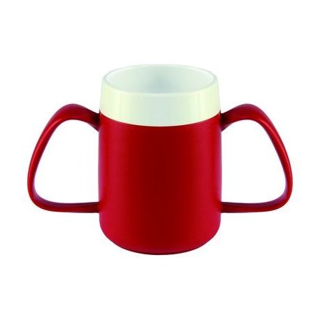 Taza con fondo cónico Ergo - rojo