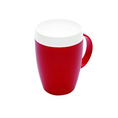 Vasos con forma cónica taza roja