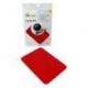 Alfombrilla anti-deslizante rectangular Able2 rojo L 25,5 x B 18,5 cm