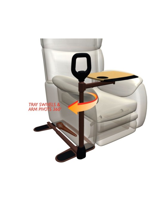 Ayuda para levantarse con mesita