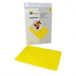 Alfombrilla anti-deslizante rectangular Able2 amarillo L 25,5 x B 18,5 cm