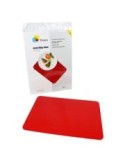 Alfombrilla anti-deslizante rectangular Able2 rojo L 35,5 x B 25,5 cm