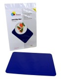 Alfombrilla anti-deslizante rectangular Able2 azul L 45,5 x B 38,5 cm