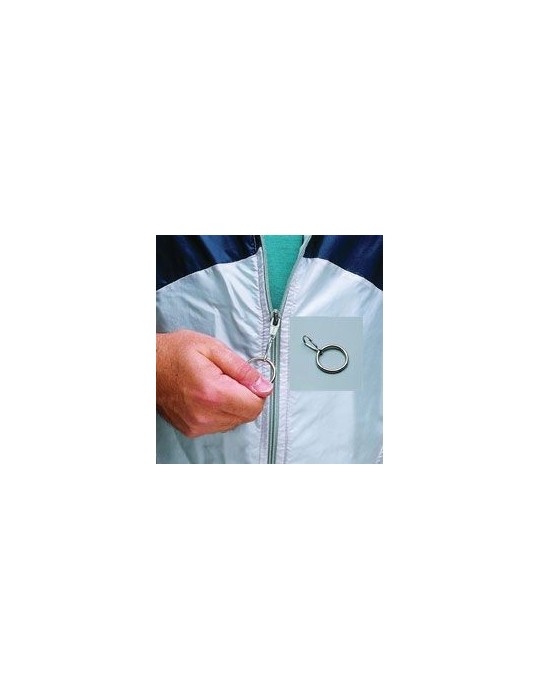 Tirador de anilla para cremallera