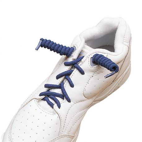 Cordones en espiral. Color blanco. INCLUYE DOS PARES.