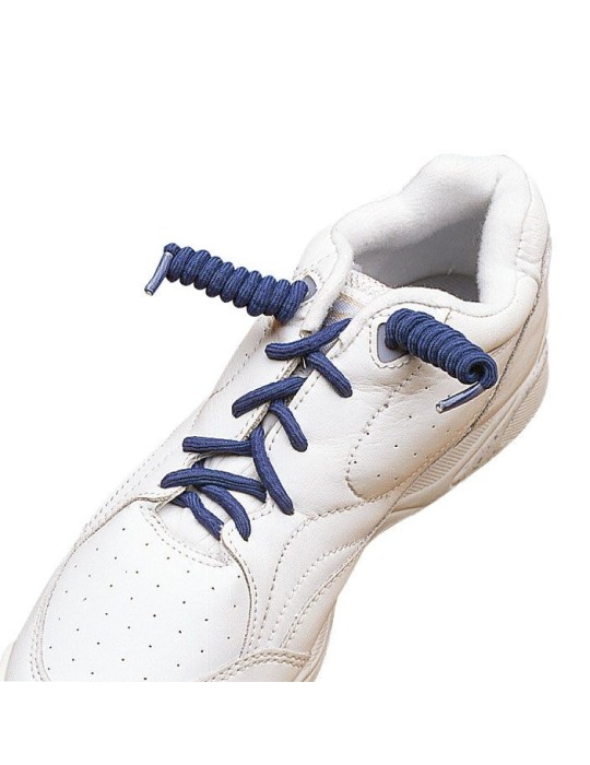 Cordones en espiral. Color blanco. INCLUYE DOS PARES.