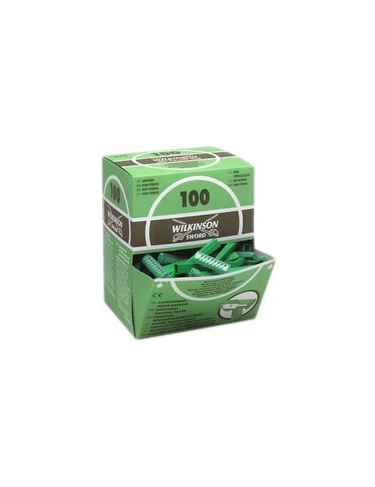 Rasuradoras una hoja, con peine, "WILKINSON", 100 und.
