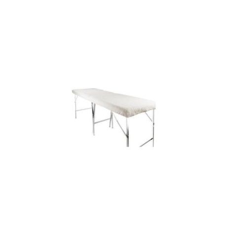 Sabanilla Ajustable de tergal blanca 187x68 cm