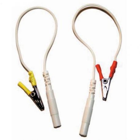 Cables con pinza Cocodrilo (1 Par)