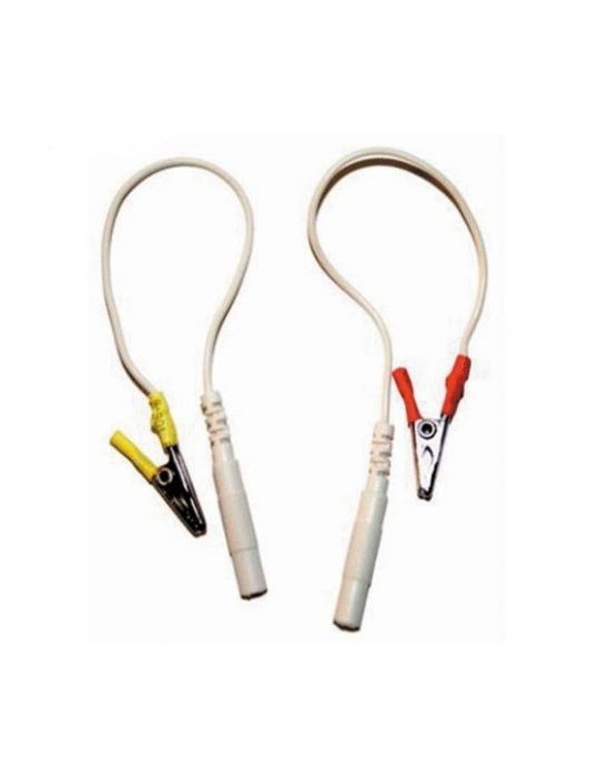 Cables con pinza Cocodrilo (1 Par)
