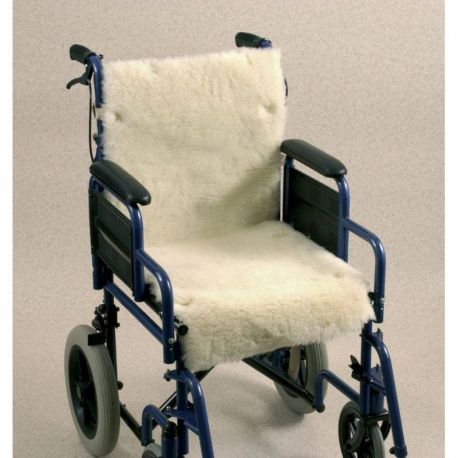 Cojin de lana para silla de ruedas Seat and back